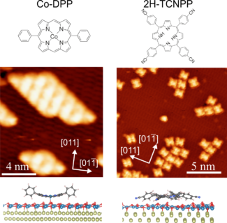 Towards entry "Adsorption and self-assembly of porphyrins on ultrathin cobalt oxide films"